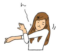 stickers for everyday girl talk sticker #3581150