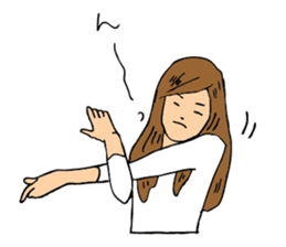 stickers for everyday girl talk sticker #3581150