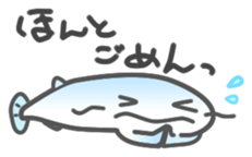 Express your feelings in a funny catfish sticker #3581180