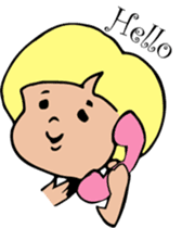 Emily of hair color sticker #3582251