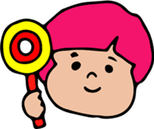 Emily of hair color sticker #3582259