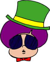 Emily of hair color sticker #3582262