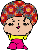 Emily of hair color sticker #3582271