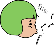 Emily of hair color sticker #3582273