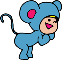 Emily of hair color sticker #3582276