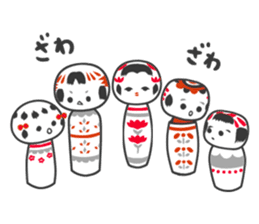 Selfish Kokeshi sticker #3583265