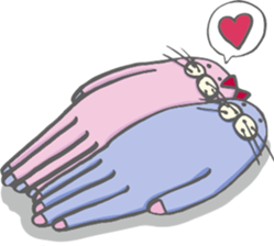 TEZARASHI and ASHIKA sticker #3583680