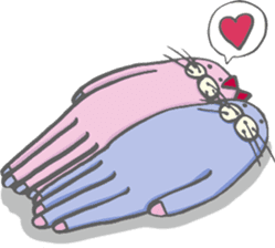 TEZARASHI and ASHIKA sticker #3583680