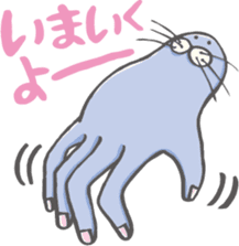 TEZARASHI and ASHIKA sticker #3583682