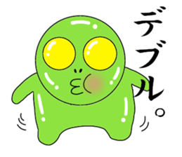 Mr. Green Alien sticker #3583712