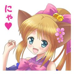 The Sticker of a "MOE" character