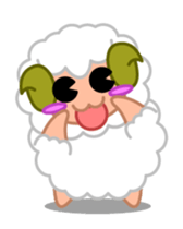 Rich expression sheep-kun sticker #3585799