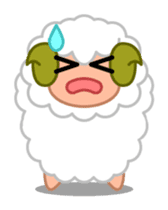 Rich expression sheep-kun sticker #3585807