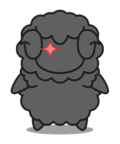 Rich expression sheep-kun sticker #3585816