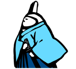 Samurai rabbit 1 sticker #3585868