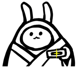 Samurai rabbit 1 sticker #3585873