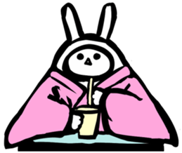Samurai rabbit 1 sticker #3585878