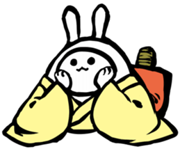 Samurai rabbit 1 sticker #3585880