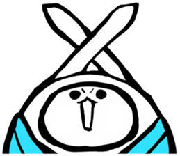 Samurai rabbit 1 sticker #3585883