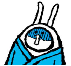 Samurai rabbit 1 sticker #3585885