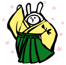 Samurai rabbit 1 sticker #3585886