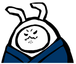 Samurai rabbit 1 sticker #3585889