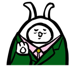 Samurai rabbit 1 sticker #3585891