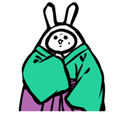 Samurai rabbit 1 sticker #3585892