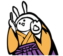 Samurai rabbit 1 sticker #3585893