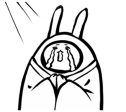 Samurai rabbit 1 sticker #3585896