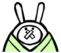 Samurai rabbit 1 sticker #3585898