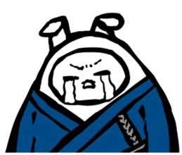 Samurai rabbit 1 sticker #3585899