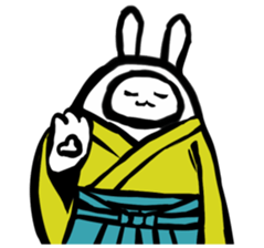 Samurai rabbit 1 sticker #3585901