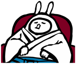 Samurai rabbit 1 sticker #3585904