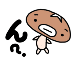 Shiitake mushroom ver.1 sticker #3586109
