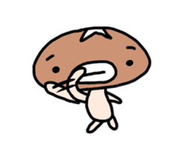 Shiitake mushroom ver.1 sticker #3586111