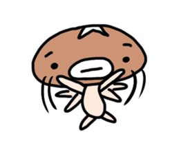 Shiitake mushroom ver.1 sticker #3586119