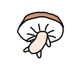 Shiitake mushroom ver.1 sticker #3586125