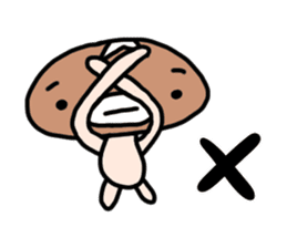 Shiitake mushroom ver.1 sticker #3586127