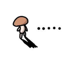 Shiitake mushroom ver.1 sticker #3586144