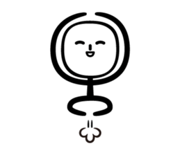 sticker of stick man sticker #3586686