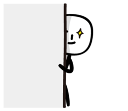 sticker of stick man sticker #3586698