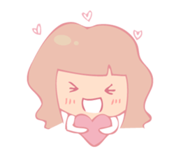 Girl the daily sticker #3587287