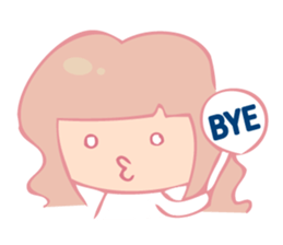 Girl the daily sticker #3587290