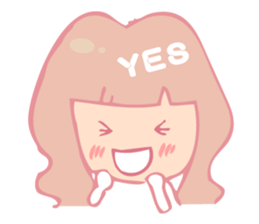 Girl the daily sticker #3587300