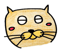 Attention cat "TAMA" sticker #3587335
