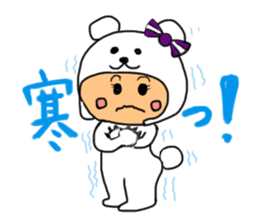 Cheerleader Sticker Purple uniform sticker #3587422