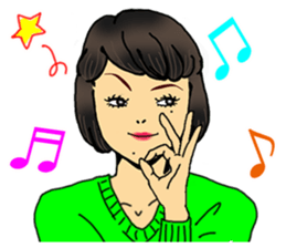 darling persons of mine~pert miss~ sticker #3587451