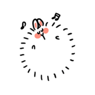 Posa, a fat Angolan rabbit sticker #3587747