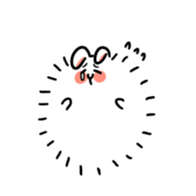 Posa, a fat Angolan rabbit sticker #3587749